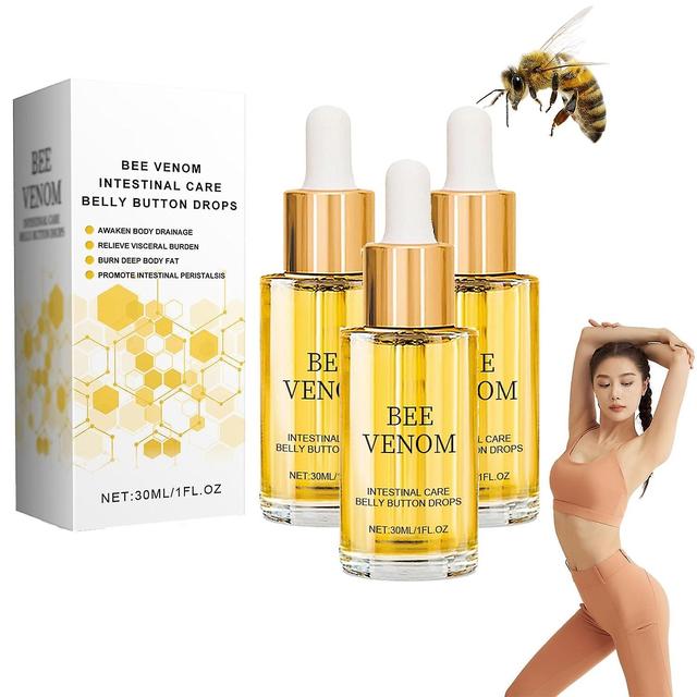 unbrand Bee Venom Intestinal Detox Belly Button Drops 3 Pcs on Productcaster.