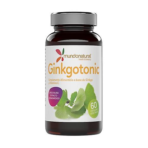 Mundo Natural Ginkgotonic 60 vegetable capsules of 571mg on Productcaster.