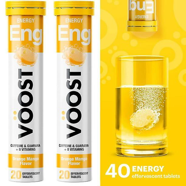 Voost energy effervescent vitamin drink tablet, orange mango, 40 ct on Productcaster.