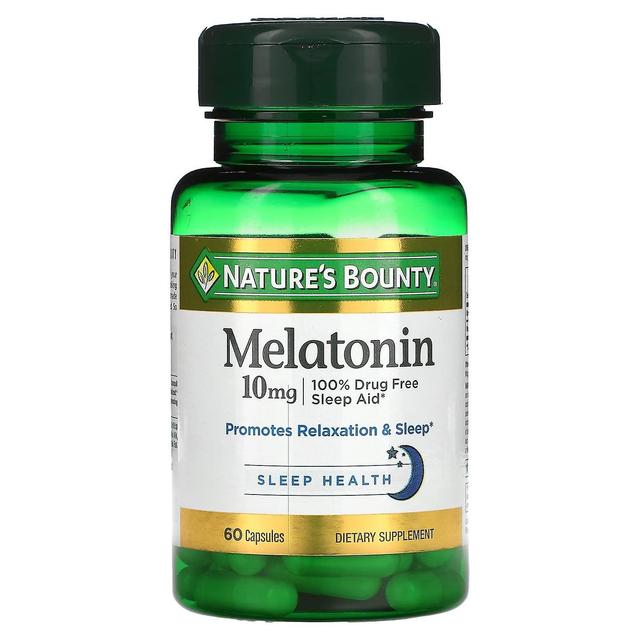 Natures Bounty Nature's Bounty, Melatonine, 10 mg, 60 Capsules on Productcaster.