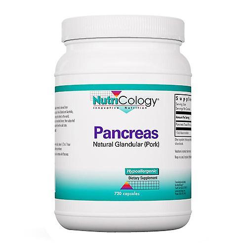 Nutricology/ Allergy Research Group Natural Glandular, Pancreas Pork 720 veggie caps (Pack of 4) on Productcaster.