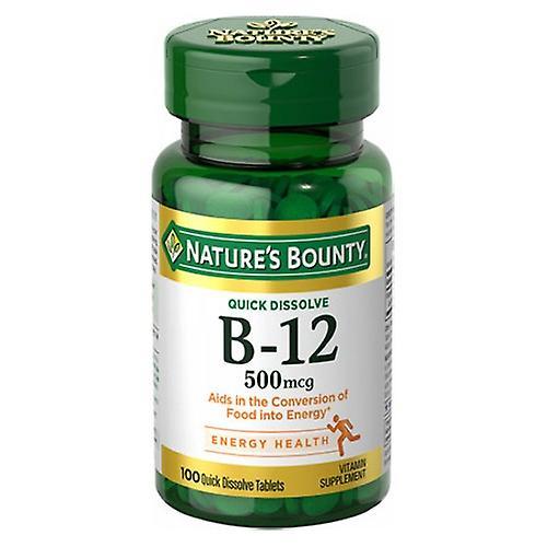 Natures Bounty Nature's Bounty Vitamin B-12 Microlozenges, 500 mcg, 100 tabletek (opakowanie 6) on Productcaster.