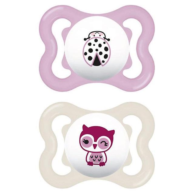 Mam baby dummy perfect star 0-2 pink 2u on Productcaster.