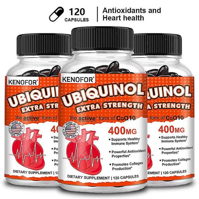 Vorallme Kenofor Ubiquinol Coq10 400 Mg Softgel Krachtige Antioxidant - Uitstekende absorptie, Actieve Vorm Voor Hart, Immuunsysteem & Gezondheid v... on Productcaster.