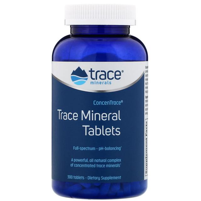 Trace Minerals Research, ConcenTrace, Trace Mineral Tablets, 300 Compresse on Productcaster.