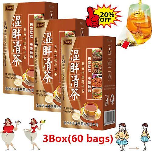 3X 29 Flavor Liver Care Tea Dampness Removing Health Chinese Herbal Nourishing As shown on Productcaster.