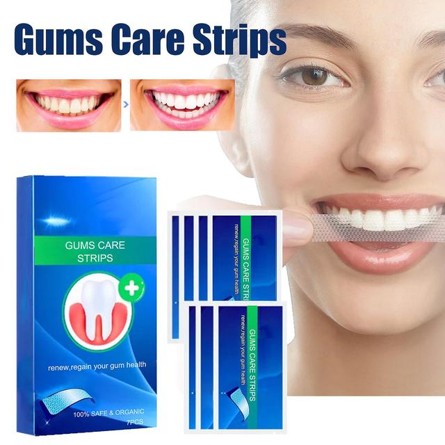 Zgwelt Gum Repair Strips, Gum Treatment for Receding Gums, Relieve Gum Fire, Swelling, Pain, Toothache, Discomfort 1pack-7 pairs on Productcaster.