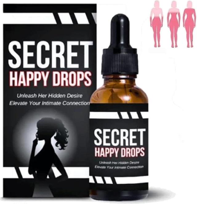 Secret Happy Drops, Oral Drops, Happy Hormones Drops, Oral Drops Women Men, Enhancing Sensitivity Pleasure, Promoting Relaxation 1Pcs on Productcaster.