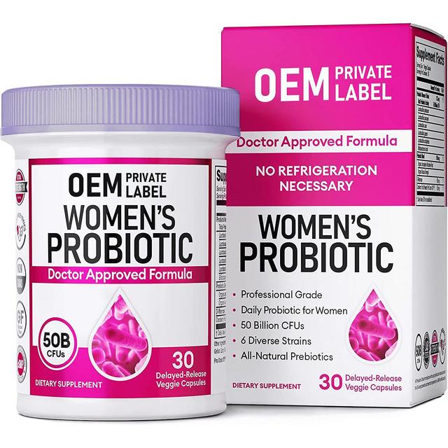 Chicoque Doctor's Recipes Probiotics for Women, with Prebiotic Fiber, Vaginal Urinary Digestive & Immune, Shelf Stable, 30 Caps 30pcs-2bottle on Productcaster.