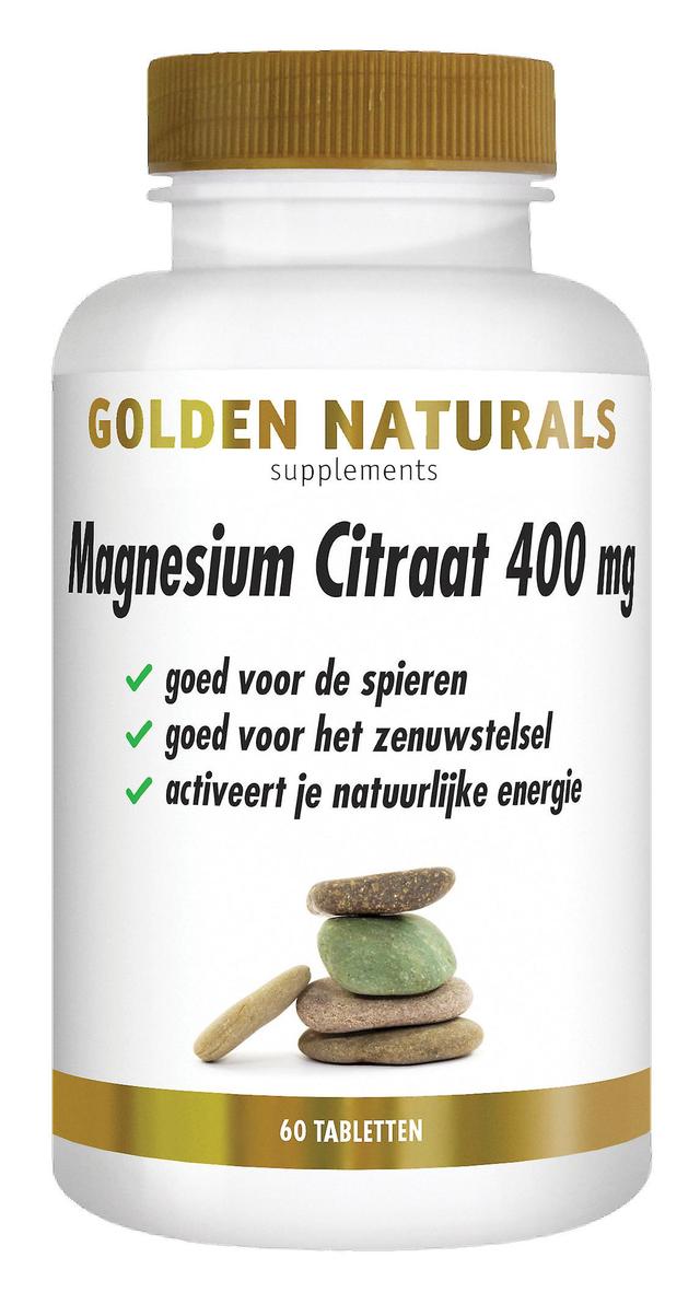 Golden Naturals horčík Cirate 400 mg (60 vegan tablety) on Productcaster.