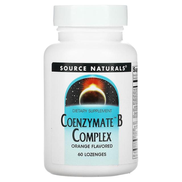 Source Naturals Fonte Naturals, Coenzymate B Complex, Laranja, 60 pastilhas on Productcaster.