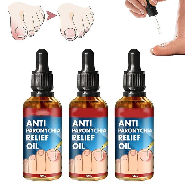 Anti Paronya Relief -öljy, anti-paronya-apuöljy, sisäänkasvanut varvas, hoitoöljyt sisäänkasvaneille varpaille, hoito ja 4 Pcs x 10ml on Productcaster.