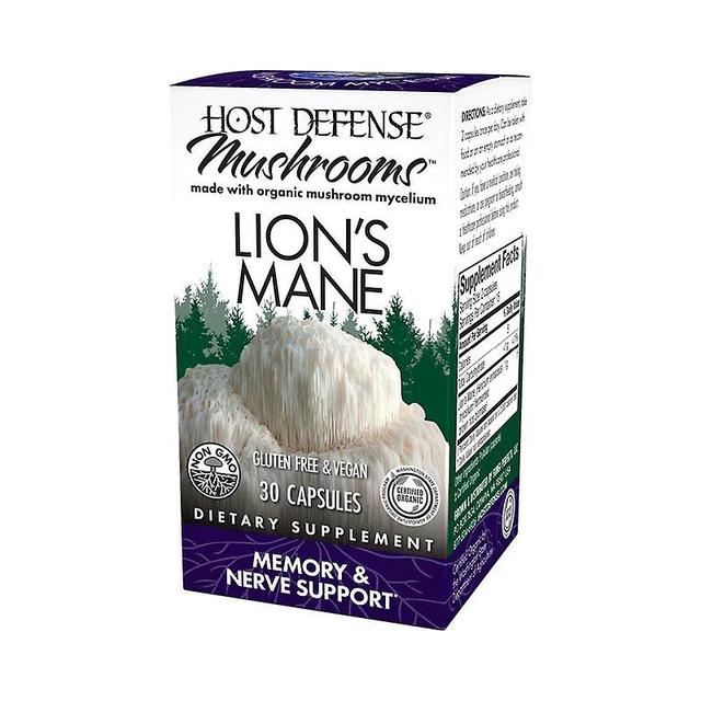 Host Defense Lion's Mane Capsules 30 Ct on Productcaster.