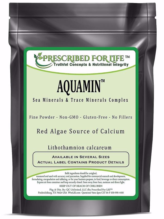 Prescribed For Life AquaMin (F)-orgaaninen meri kalsium & hiven mineraali kompleksi jauhe (Lithothamnion SP.) 2 kg (4.4 lb) on Productcaster.