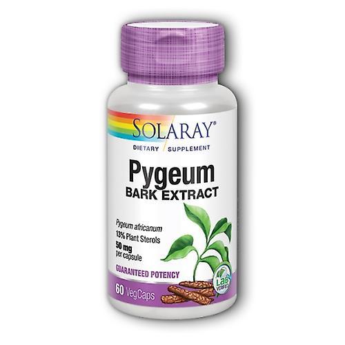 Solaray Pygeum Bark Extract,50 mg,60 Caps (Pack of 6) on Productcaster.