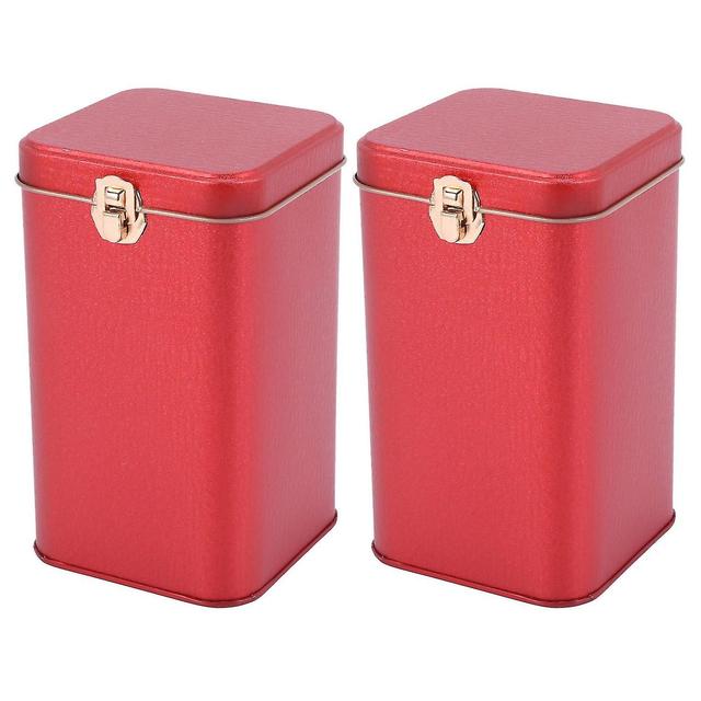 2x Metal Tea Cans Tinplate C Stora Box Tin C on Productcaster.