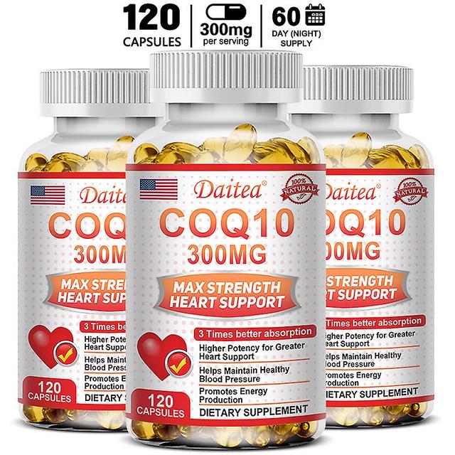 Vorallme Coq10 Helps With Heart Support,maintains Healthy Blood Pressure,supports Heart Health And Function,improves Energy Endurance 120 count-3 b... on Productcaster.