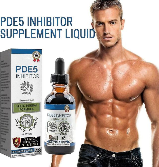 Pde5 Inhibitor Supplement Liquid For Strong Man - Secret Happy Drops, Enhance Endurance & Intimacy 1pcs - 60ml on Productcaster.