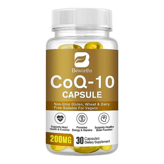 Tib 200mg Coq-10 Energy Capsules Antioxidant Co Q-10 Enzyme Vitamin Tablets Tib 30 capsules on Productcaster.