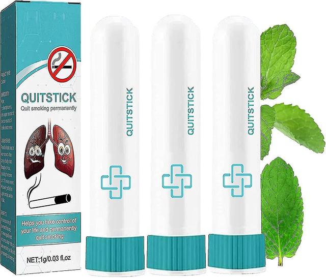 Zero Shipping Costs 3x åndefri Quitstick, nem at bruge inhalator, naturlig undertrykkende-hjælp Afslut trang on Productcaster.