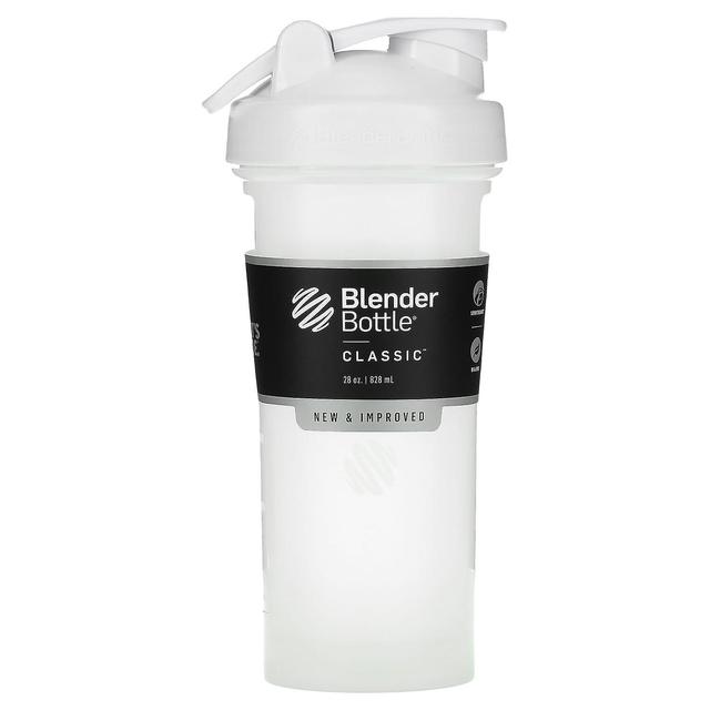 Blender Bottle Mixerflasche, Classic mit Schlaufe, Weiß, 28 oz (828 ml) on Productcaster.