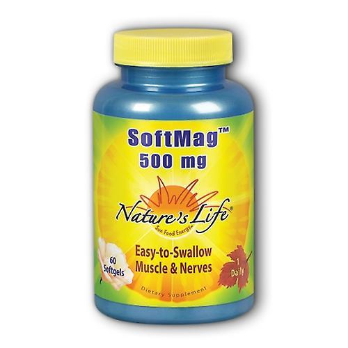 Nature's Life Magnesium Soft, 500 mg, 60 cápsulas blandas (Paquete de 1) on Productcaster.