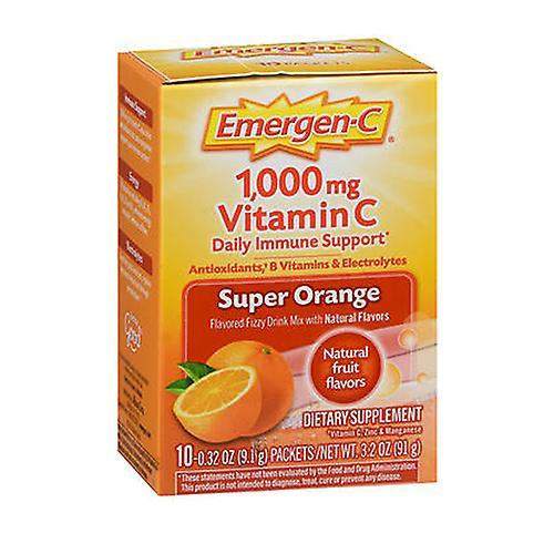 Alacer Emergen-C Vitamín C Nápoj Mix,1000 mg, Supeer Orange 10 pkts (balenie po 6) on Productcaster.