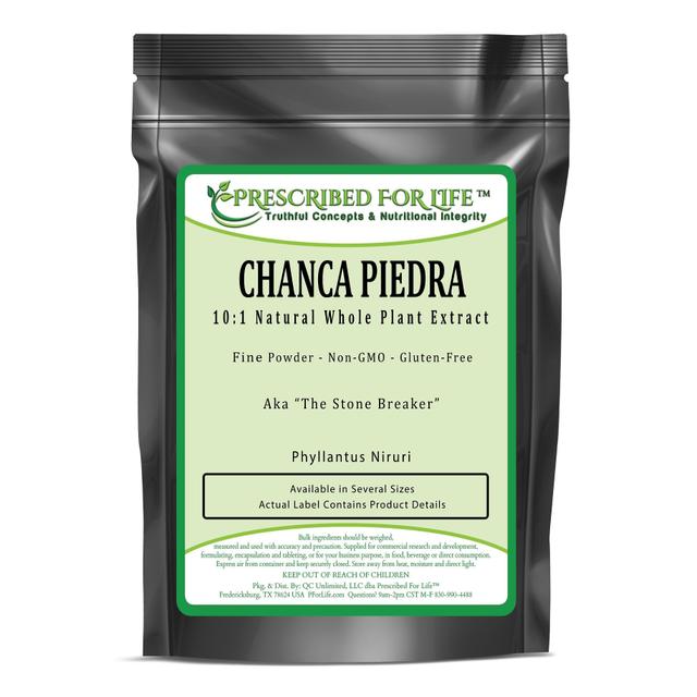 Prescribed For Life Chanca Piedra (Disjuntor de pedra) - Planta inteira natural 10:1 pó do extrato 1 kg (2.2 lb) on Productcaster.