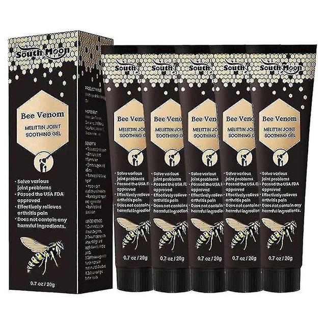 5kpl Uuden-Seelannin Bee Venom Professional Treatment Geljoint ja Bone Treatment Cream, Vähennä niveltulehduksen tulehdusta, Lievitä kipua ja Vähen... on Productcaster.