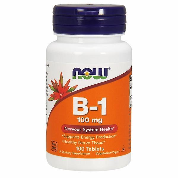 Now Foods Vitamina B-1, 100 mg, 100 Compresse (Confezione da 2) on Productcaster.