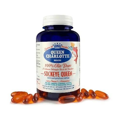 Queen Charlotte Pure sockeye salmon oil 120 capsules on Productcaster.