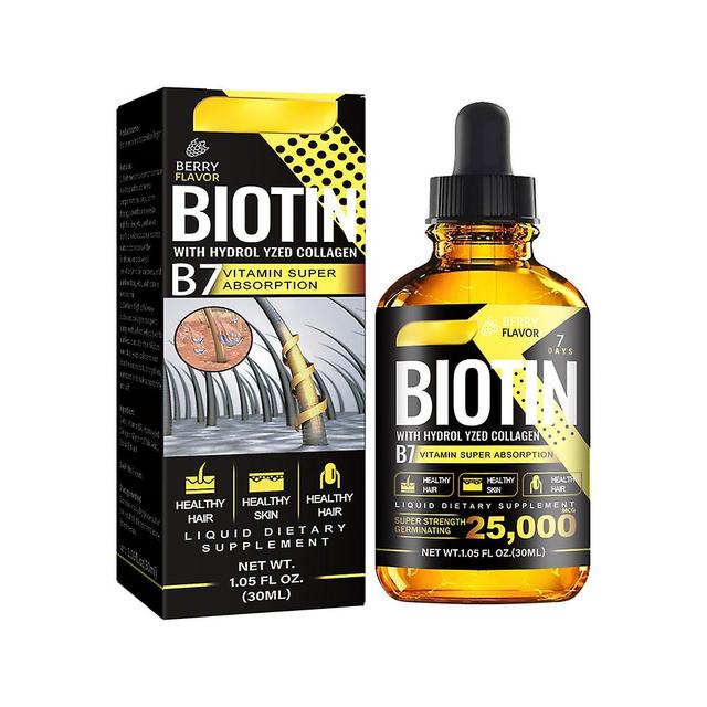 30ml Biotin Hydrolyzed Collagen Essential Oil Anti Loss Regrowth Hair - on Productcaster.