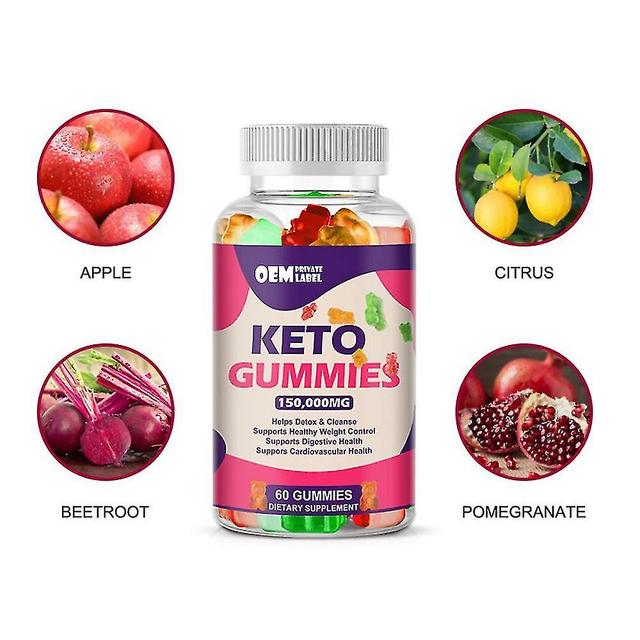 60-karátové keto diétne gummies jablčný ocot ketogénny medveď gummies-yvan 1pc on Productcaster.