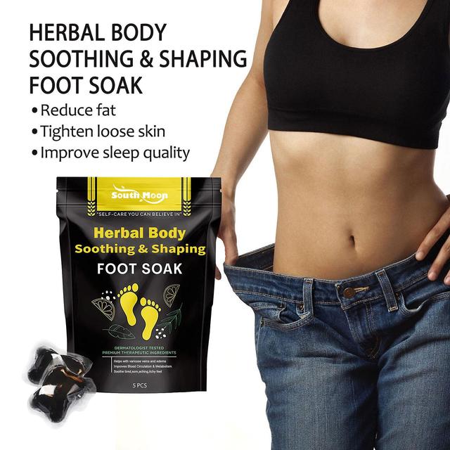 5PCS Herbal Detox and Shaping Cleansing Foot Soak Beads Slimwe Foot Varicose Veins on Productcaster.