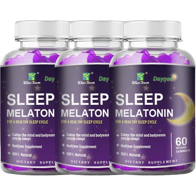 60ct vitaminer og kosttilskud Vegansk søvn Melatonin Gummies 3PCS on Productcaster.