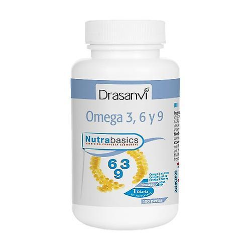 Drasanvi Nutrabasics Omega 3, 6 and 9 100 softgels on Productcaster.