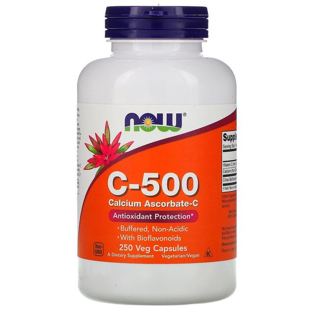 Now Foods, C-500, Calcium Ascorbate-C, 250 Capsules on Productcaster.