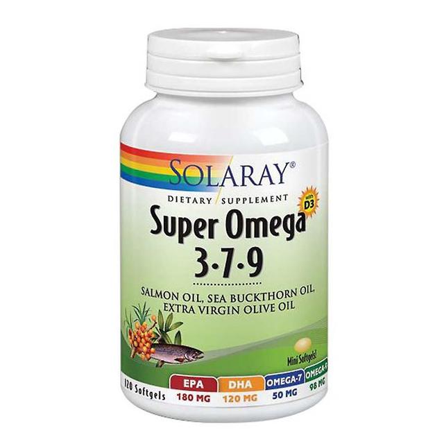 Solaray Super Omega 3-7-9, 120 Kapseln (6er Pack) on Productcaster.