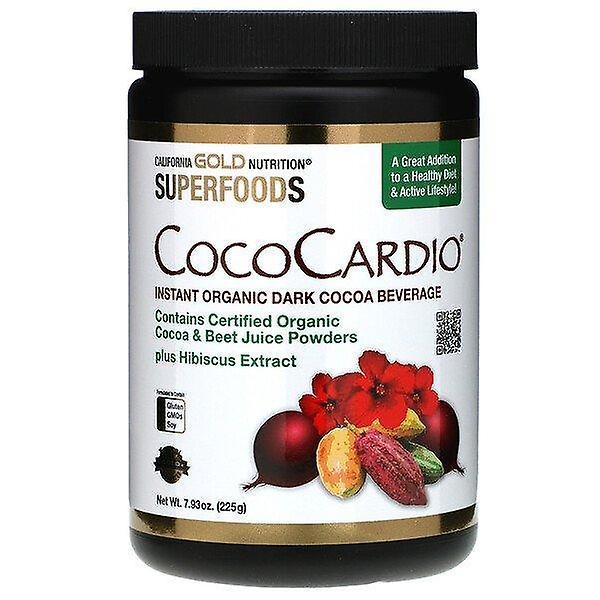 California Gold Nutrition, CocoCardio, certificeret økologisk øjeblikkelig mørk kakaodrik med sukkerroerjuice on Productcaster.