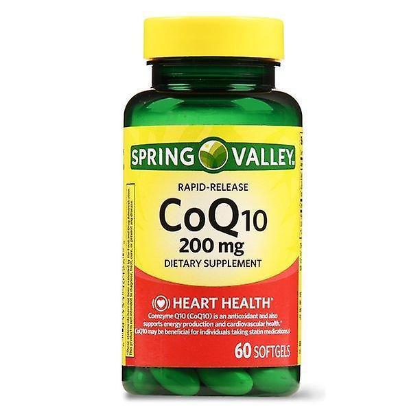 Spring valley coq10 hurtig frigivelse softgels, 200 mg, 60 tælle on Productcaster.