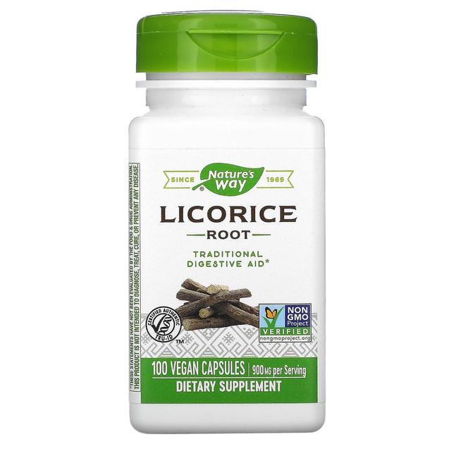 Nature's Way, Licorice Root, 450 mg, 100 Vegan Capsules on Productcaster.