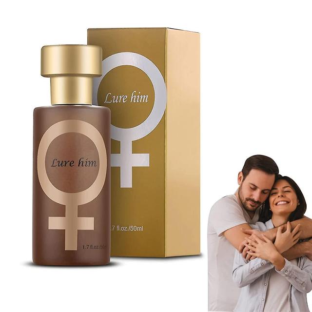 Mslam Golden Lure Pheromone Perfume, Pheromone Perfume Attract Men, Lure Her Perfume, Romantic Pheromone Glitter Perfume Lure him on Productcaster.