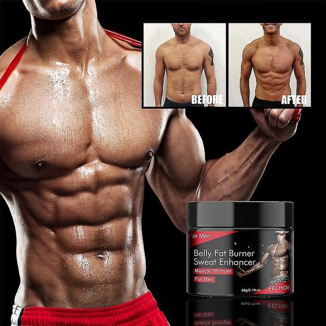 1/2pcsbelly Fat Burning Sweat Enhancer Muscle Stronger Abdominal Muscle Cream Sports Abs Slimming Cream 1pcs on Productcaster.