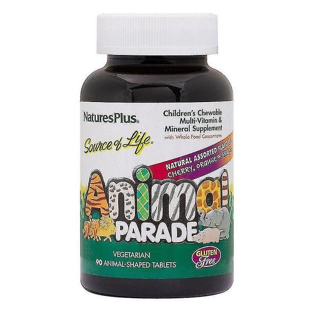 Nature's Plus Animal Parade Assorted Flavour Chewables 90 (29980) on Productcaster.