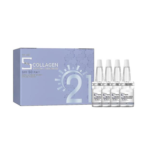 4pcs Sunscreen Collagen Sunscreen Essence 5ml 8pcs on Productcaster.