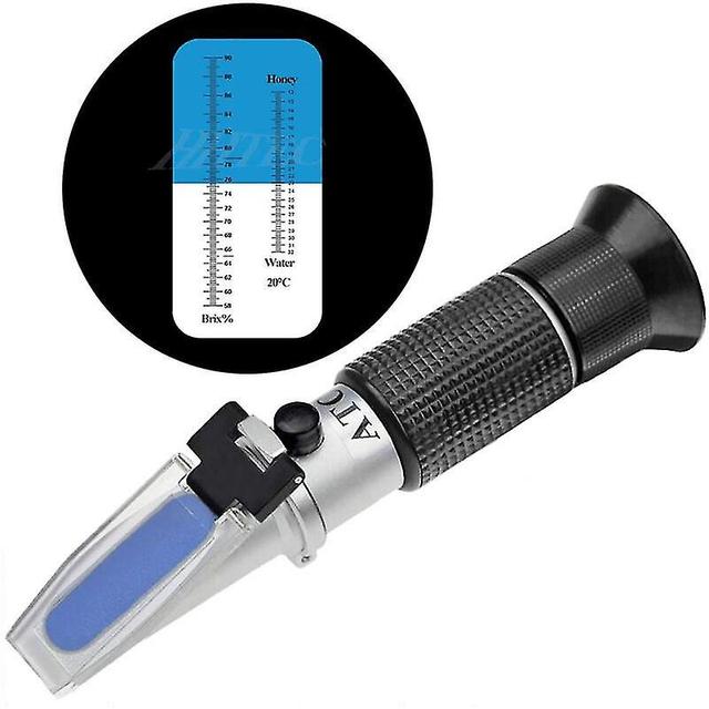 Beekeepers Honey Refractometer 58-90% Brix 10-32% Wet Water Sugar For Beekeepers Honey Condensation Milk Vegetable Oils,11 on Productcaster.