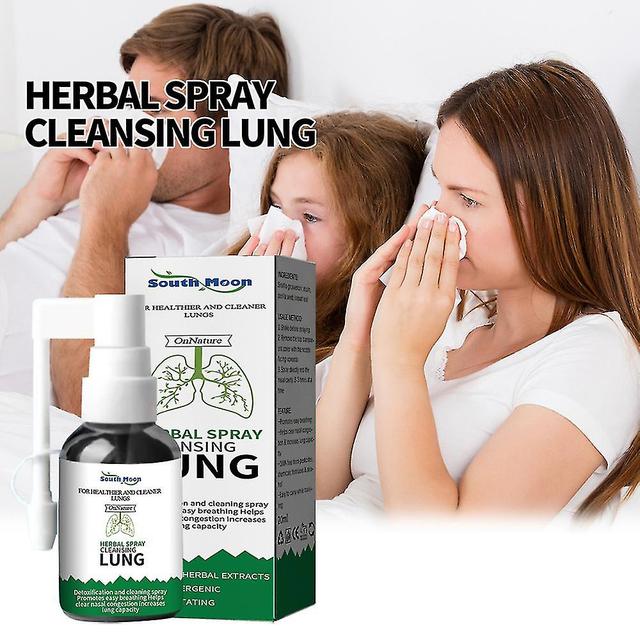 Herbal Spray Cleans Lung Organic Herbal Throat Oral Spray Relieves Throat Au on Productcaster.