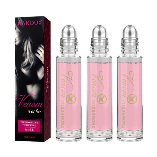 Zoroz Silver Edition, perfumy z feromonami Desire, zapach feromonów Elazialip, perfumy z feromonami dla kobiet, aby przyciągnąć mężczyzn (3szt kobiet) on Productcaster.