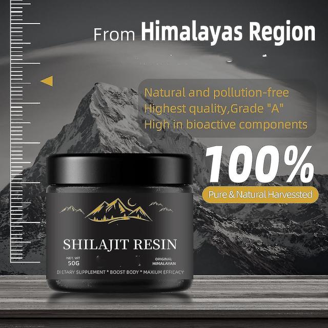 Himalayan Shilajit Resin Organic, 100% Pure Natural Supplement With Fulvic Acid Trace Minerals Complex For Immune Support_Feb 1pcs 50g on Productcaster.