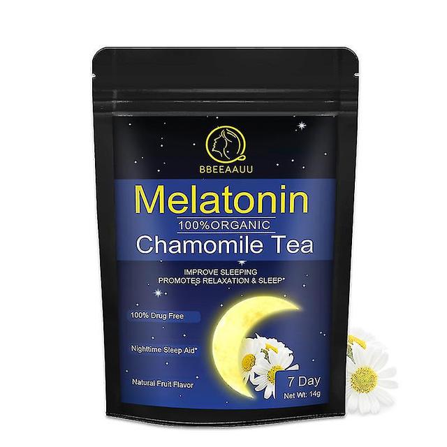 Pinguo Tib 100% Natural Chamomile Melatonin Tea Help Sleep Relieve Anxiety Relieve Fatigue Improve Insomnia Extend Sleep Time 7days on Productcaster.